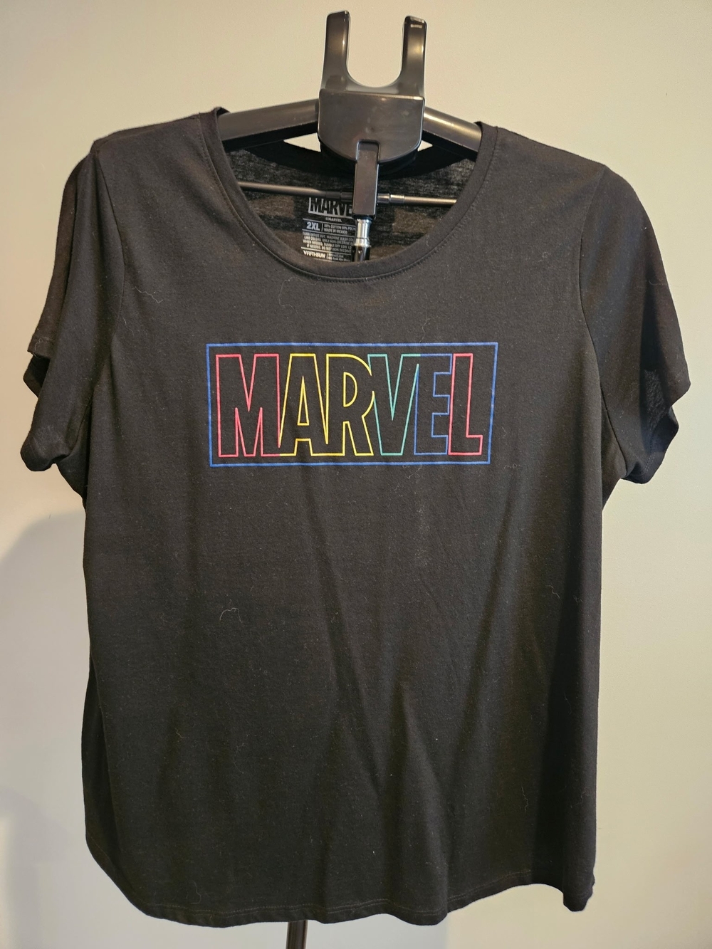 Marvel Womens Short-Sleeve Logo